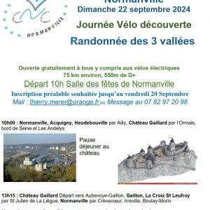 Randonnée des 3 vallées avec le Vélo club Caër Normanville