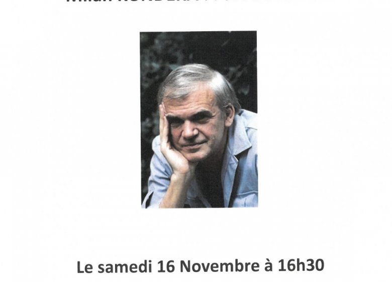 Café littéraire – Milan KUNDERA: l’art du roman