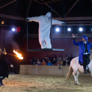 Spectacle équestre: Fantôme