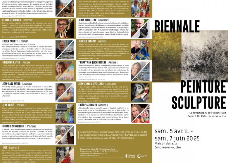 Biennale Peinture Sculpture, du 05.04 au 07.06.2025