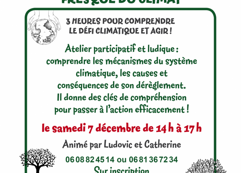 Atelier fresque du climat