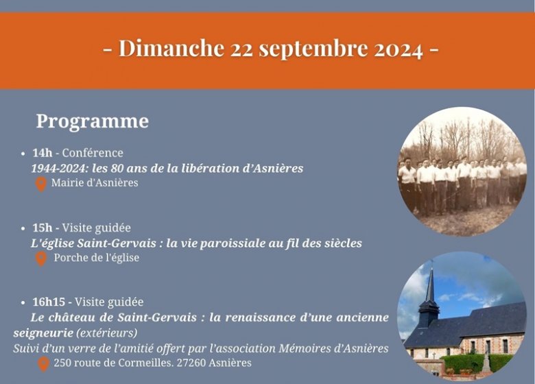 Journées du patrimoine : Visite guidée du chateau de Saint-Gervais