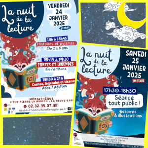 La nuit de la lecture à la Neuve-Lyre Le 24 janv 2025