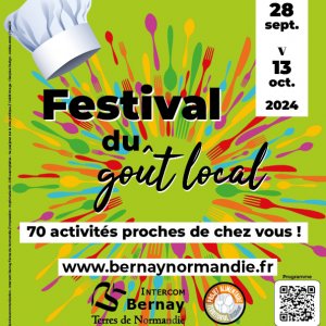 Festival du Goût Local (5ème édition) Du 28 sept au 13 oct 2024