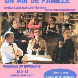 Théâtre : Un Air de Famille Le 29 nov 2024