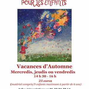 Atelier peinture pour les enfants Du 22 au 28 oct 2024