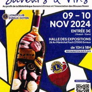 13ème salon Saveurs & Vins à Evreux