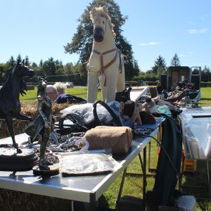 Fête de la pomme et du cheval : vide-sellerie